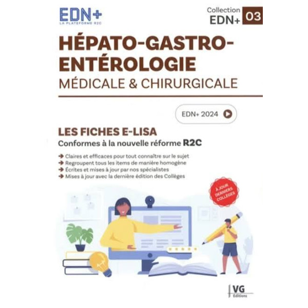 Hépato - gastro - entérologie médicale et chirurgicale -Les fiches E-Lisa