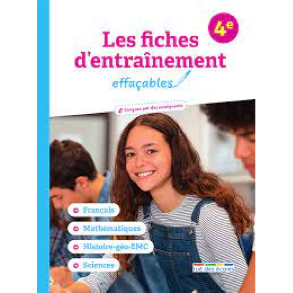 Les fiches entraînement effaçables 4e