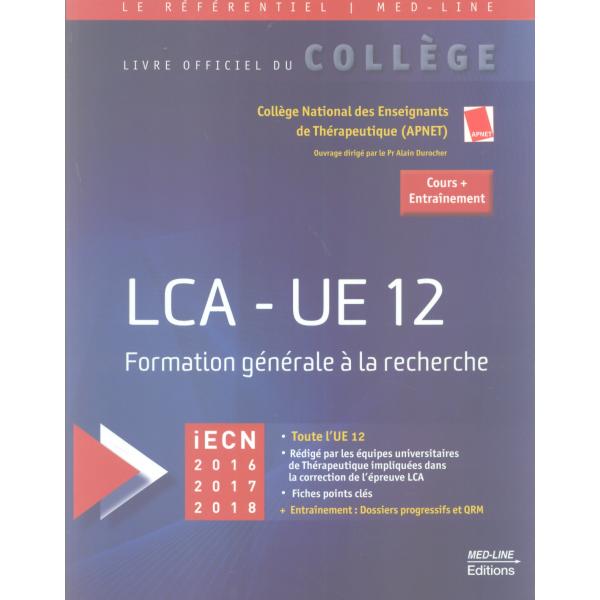 LCA-UE 12 Formation générale à la recherche