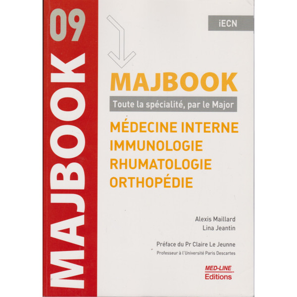 Médecine interne immunologie rhumatologie orthopédie -Majbook T9