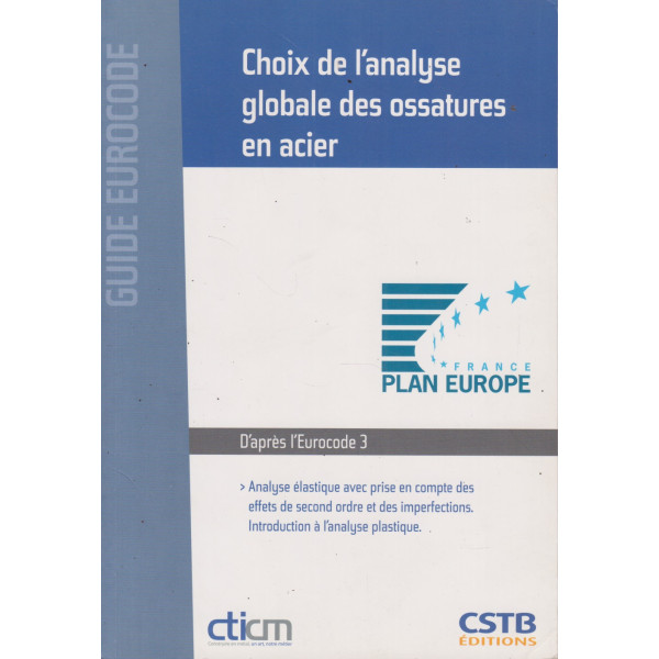 Choix de l'analyse globale des ossatures en acier