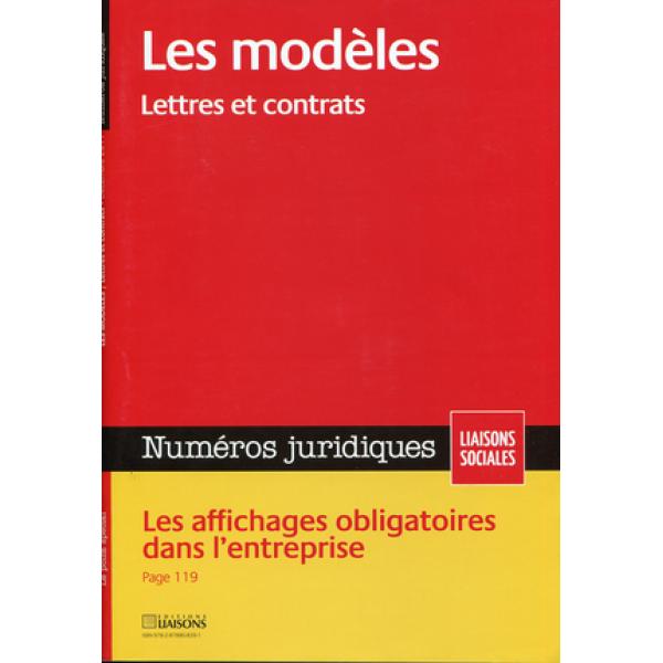 Les Modeles Lettres et Contrats