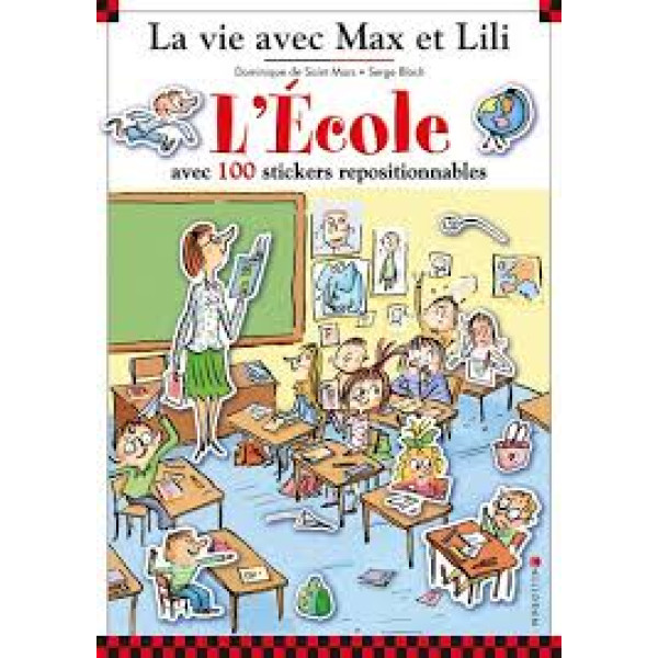 L'école avec 100 stickers repositionnables