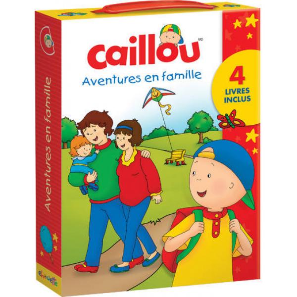 Coffret Caillou Aventures en famille 1/4