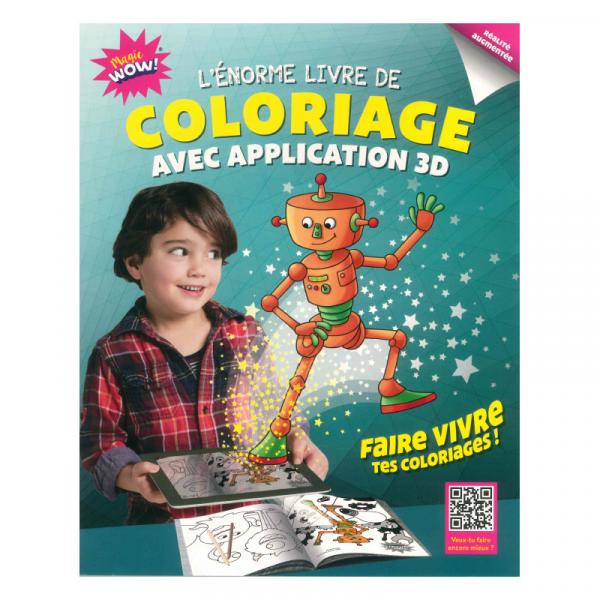 L'Enorme livre de coloriage avec application 3D