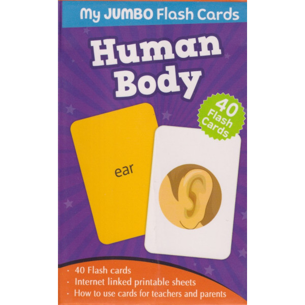 My jumbo flash cards -Human body 