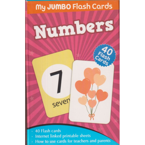 My jumbo Flash Cards -Numbers