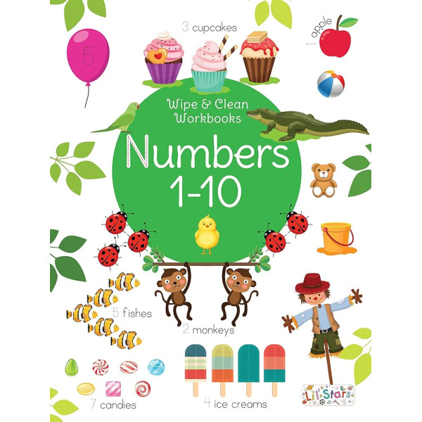 Wipe and clean workbooks -Numbers 1-10