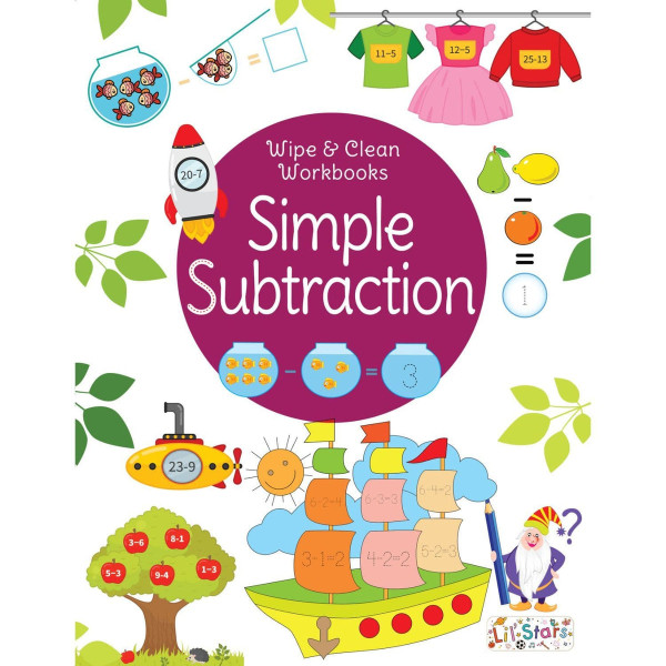 Wipe and clean workbooks -Simple Subtraction