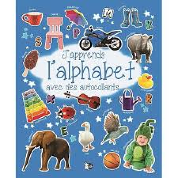 Japprends l'alphabet avec des autocollants