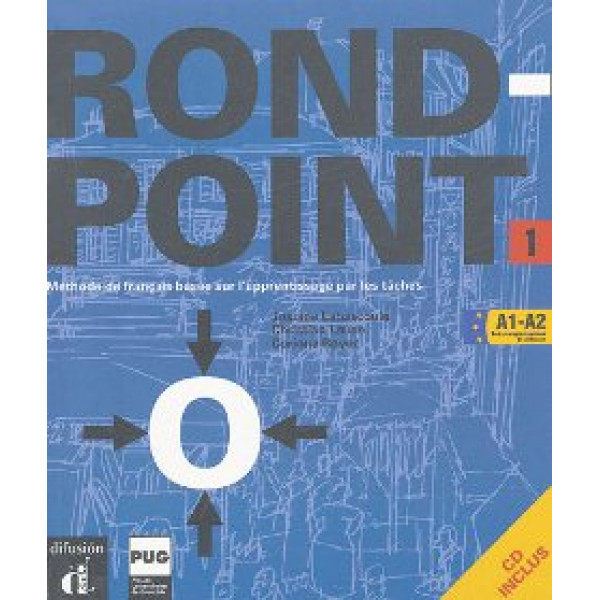 Rond point 1 méthode de français Livre+CD 2004