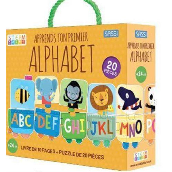 Coffret Apprends ton premier alphabet -Avec un puzzle 20 pîèces