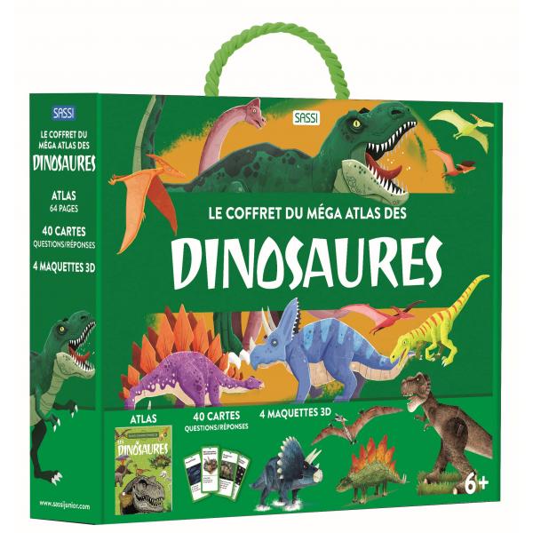 Le coffret du méga atlas des dinosaures 6+