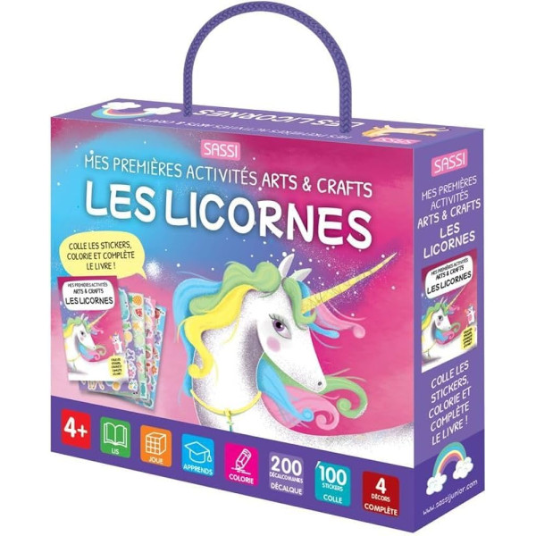 Les licornes - Mes premières activités arts & crafts