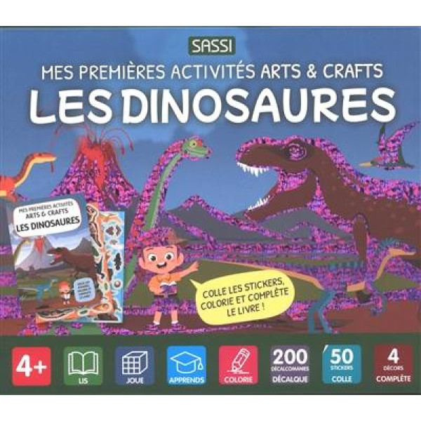 Les dinosaures - Mes premières activités arts & crafts