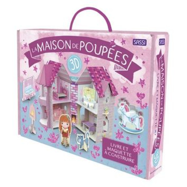 La maison de poupées 3D - Livre et maquette à construire