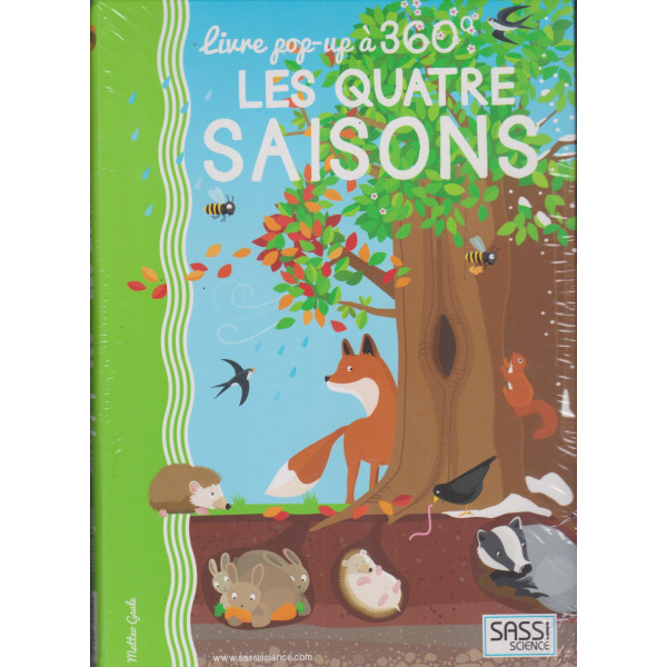 Les quatre saisons - Livre pop-up à 360