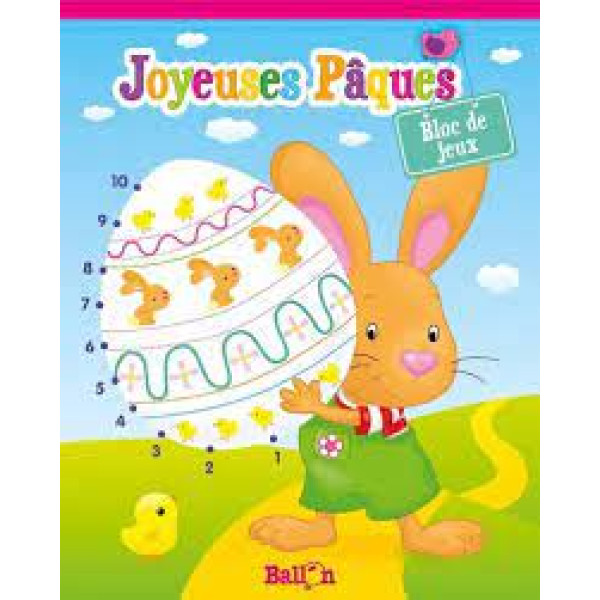 Joyeuses Pâques -Bloc de jeux