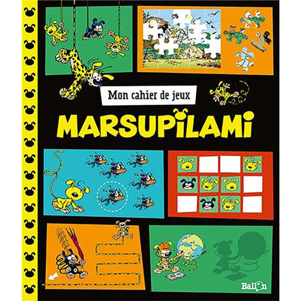 Mon cahier de jeux -Marsupilami