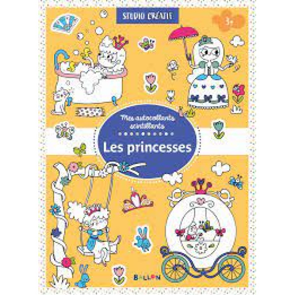 Les princesses -Mes autocollants scintillants