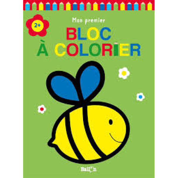 Mon premier bloc à colorier 2+ (abeille)