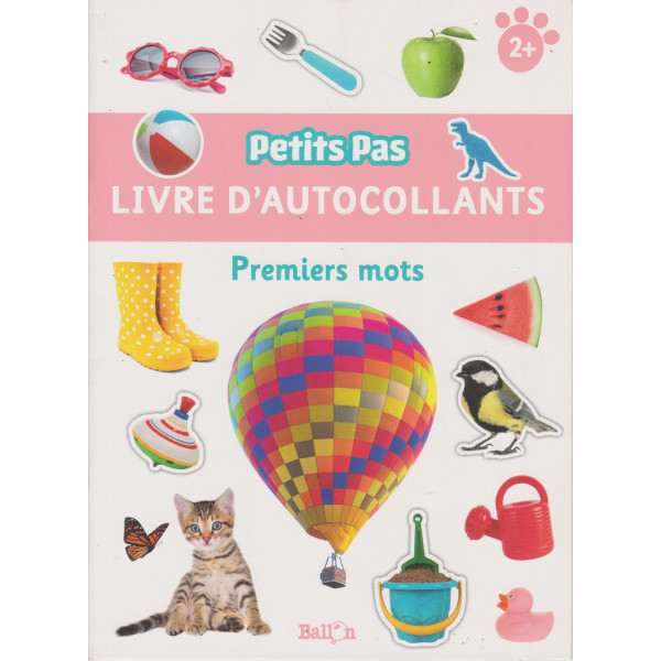 Livre d'autocollants -Premiers mots