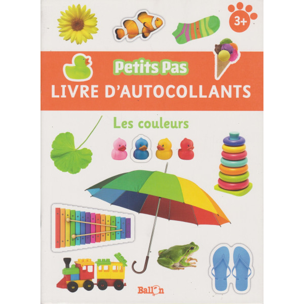 Les couleurs - Livre d'autocollants