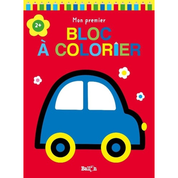 Mon premier bloc à colorier 2+ (voiture)