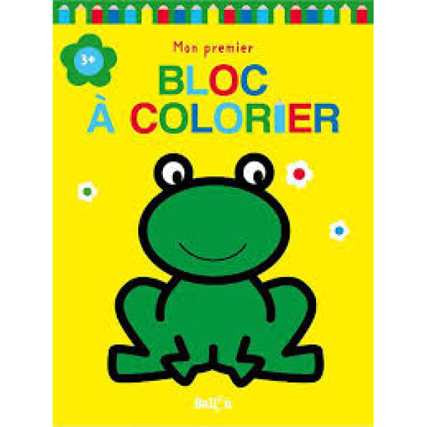 Mon premier bloc à colorier 3+ (grenouille)