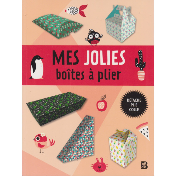 Mes jolies boîtes à plier (rouge)