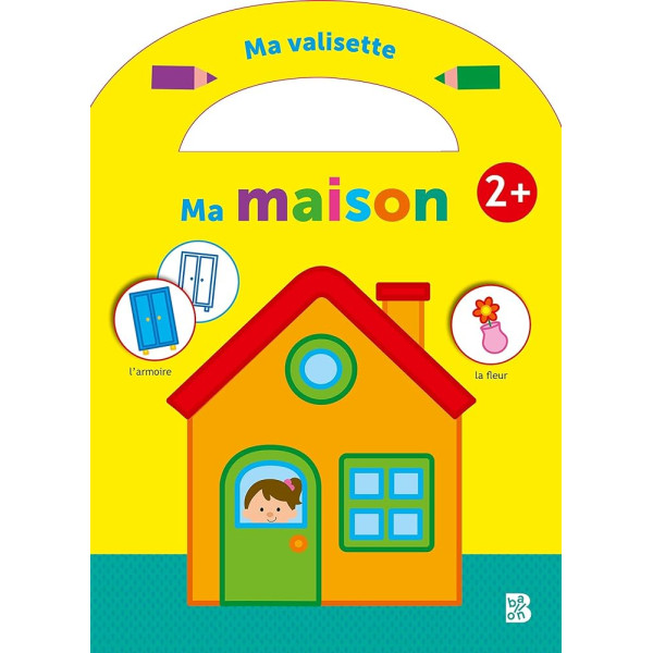 Je colle et je colorie - Ma maison 2+