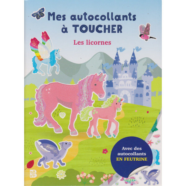 Mes autocollants à toucher -Les licornes