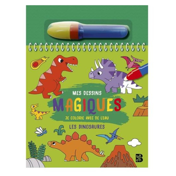 Les dinosaures - Avec un feutre d'eau