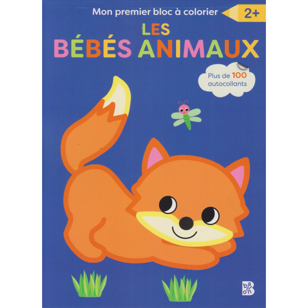 Les bébés animaux -Mon premier bloc à colorier