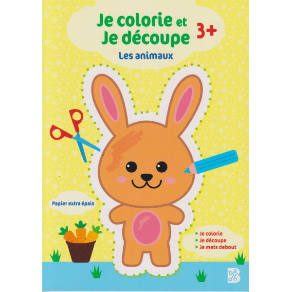 Les animaux - Je colorie et je découpe 3+