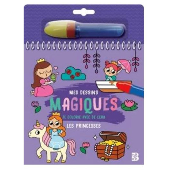 Les princesses - Avec un feutre d'eau
