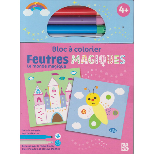 Le monde magique Avec 4 feutres magiques