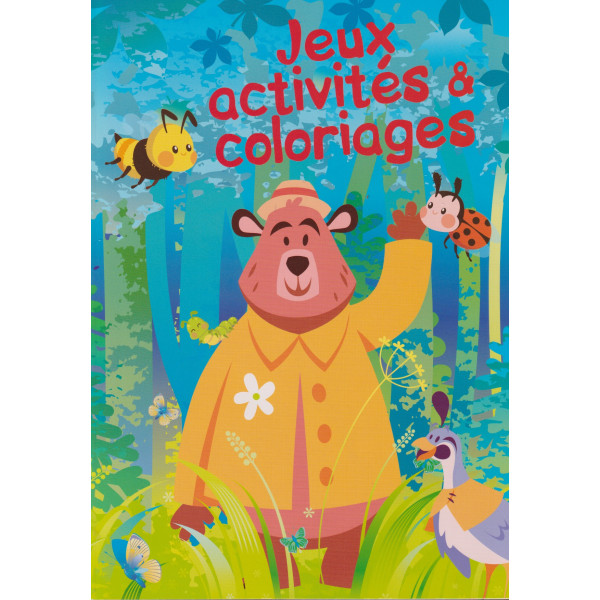 Jeux activités et coloriages -Ours