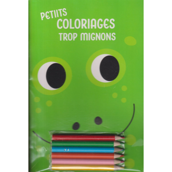 Petits Coloriages trop Mignons - Grenouille Vert