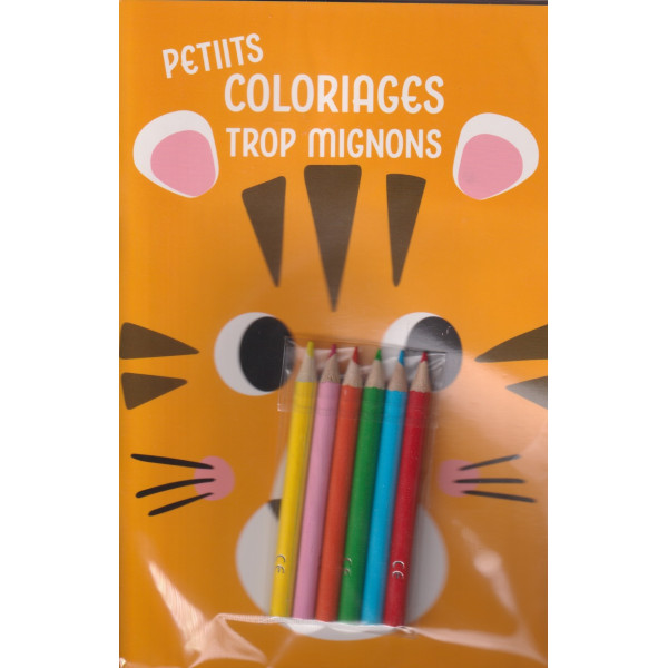 Petits Coloriages trop Mignons - Tigre Orange