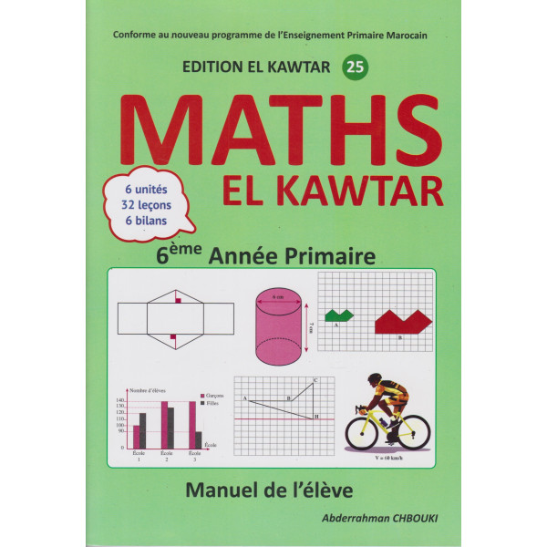 Maths EL Kawtar 25 -Manuel 6éme primaire