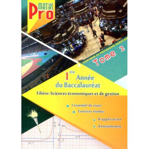 Maths Pro 1 Bac Inter SEG T2 