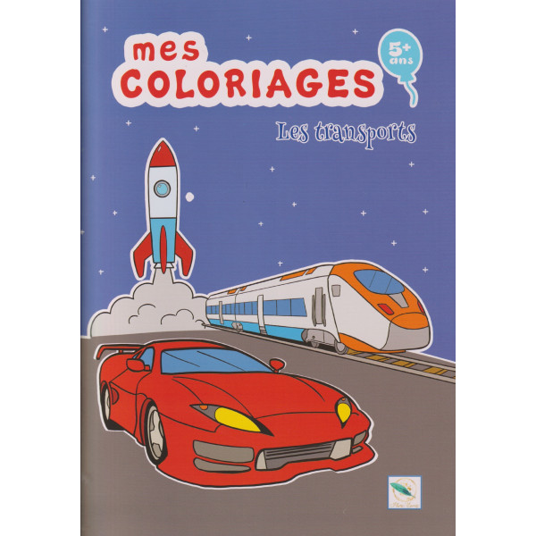 Mes coloriages -Les transports 5+	