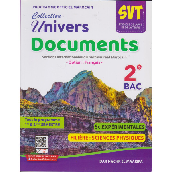 Univers documents SVT SC PC 2bac PM 2022