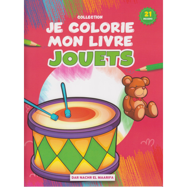 Jouets -Je colorie mon livre