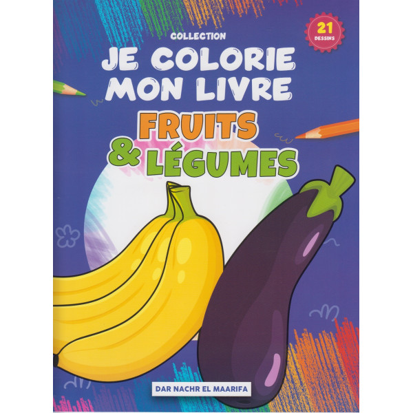 Fruits et Légumes -Je colorie mon livre