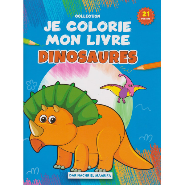 Dinosaures -Je colorie mon livre