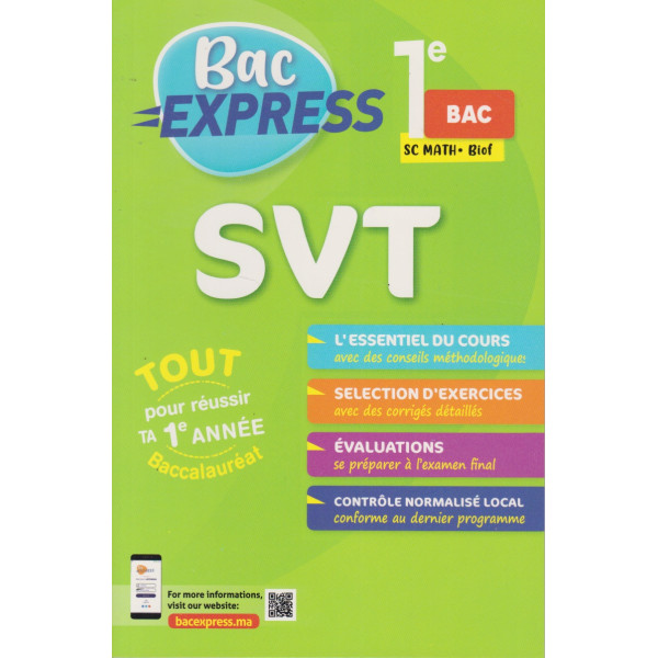 Bac express 1 bac SVT Sc Maths