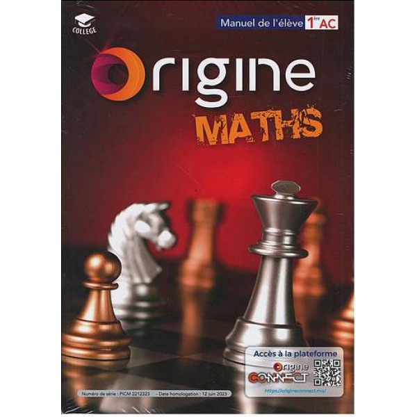 Origine MATHS 1AC