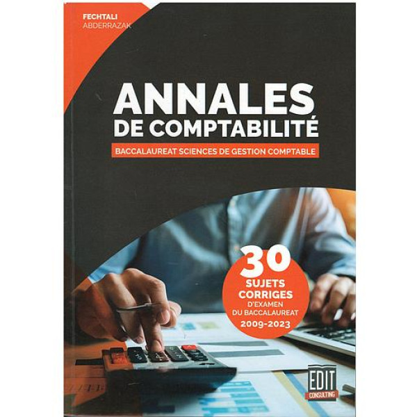 Annales de Comptabilité 30 sujets corrigés